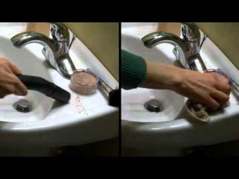 Vroom Central Vacuum Challenge - Bathroom Makeup